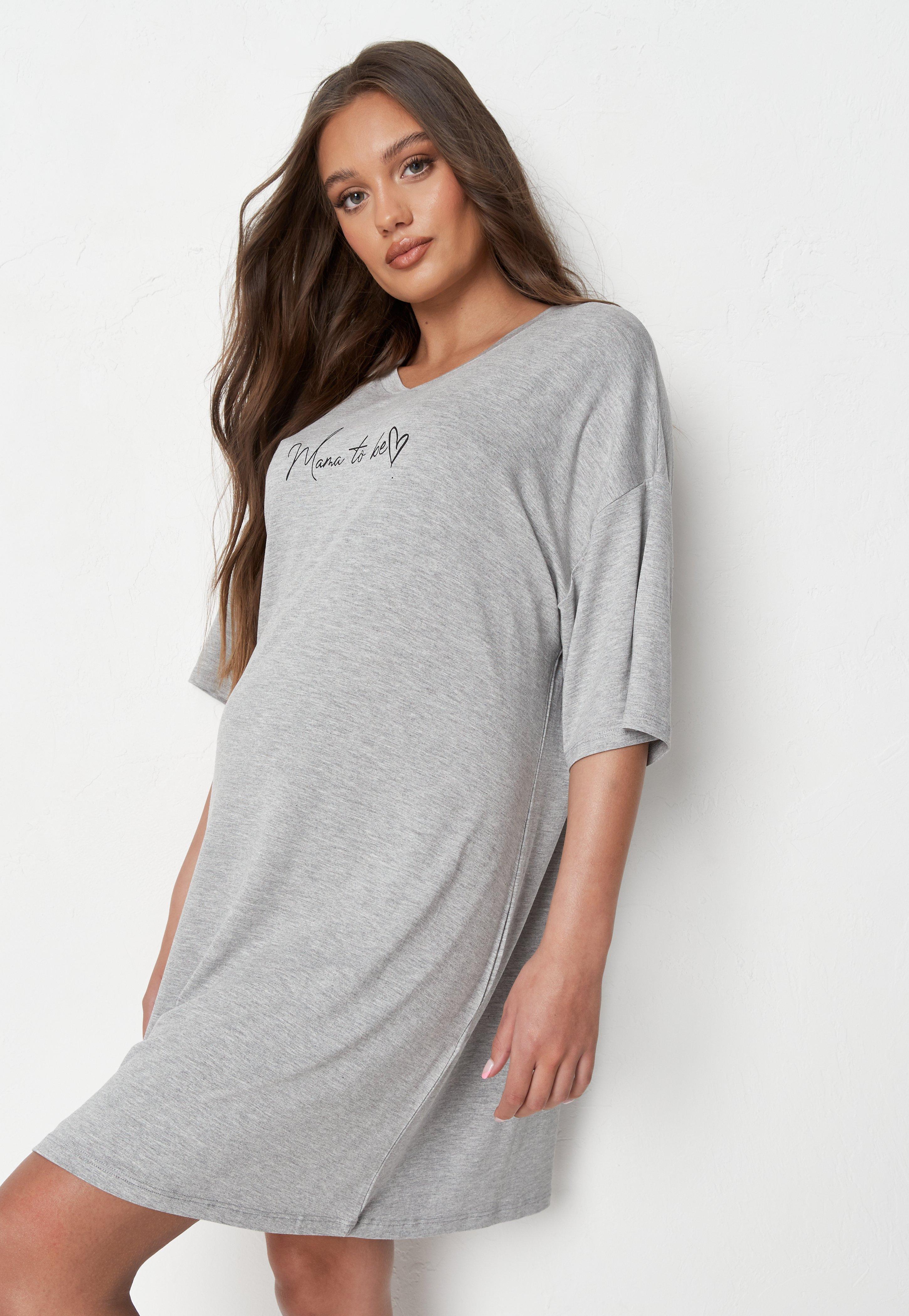 maternity night shirt dress