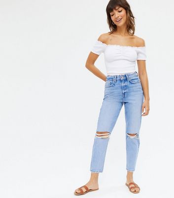 high waist tori mom jeans